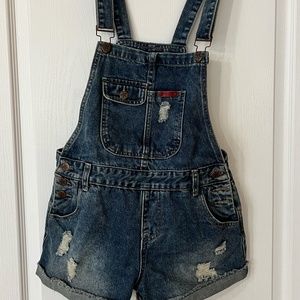 Jean Romper Overalls